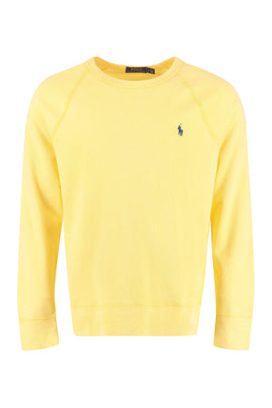 Cotton crew-neck sweatshirt-0